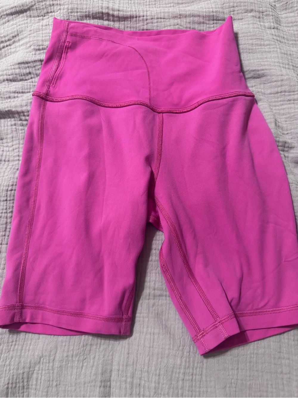lululemon athletica align 6” Bright Pink High-Rise Bike Shorts